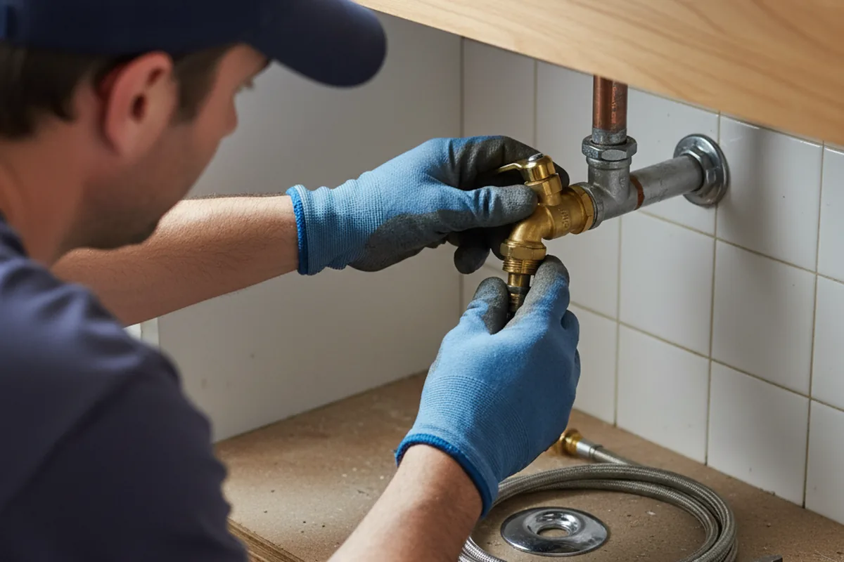 Shutoff valve and fitting work during Emergency Plumbing in South Grafton